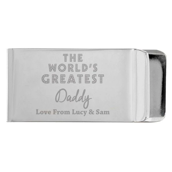 Personalised "World's Greatest" Money Clip 4 Personalised "World's Greatest" Money Clip - Image 2