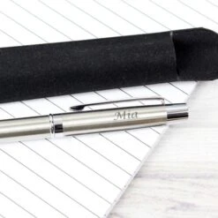 Personalised Scripted Pen And Pouch Set -Personalise Store p0103b71 2