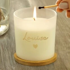 Personalised Gold Name Scented Jar Candle -Personalise Store p0107e88 2