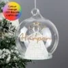 Personalised Christmas LED Angel Bauble 1 Personalised Christmas LED Angel Bauble -Personalise Store p0107f22