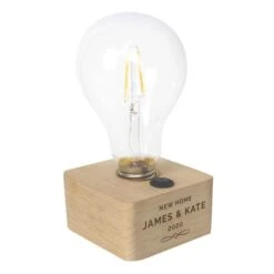 Personalised Decorative LED Bulb Table Lamp -Personalise Store p0107f82 4