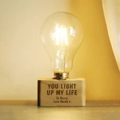 Personalised You Light Up My Life LED Bulb Table Lamp 8 Personalised You Light Up My Life LED Bulb Table Lamp -Personalise Store p0107f84 2