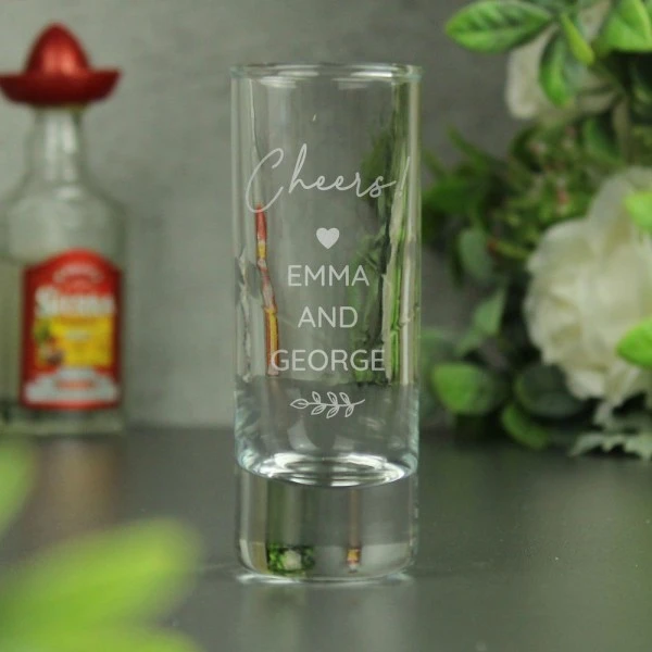 Personalised Free Text Botanical Shot Glass 4 Personalised Free Text Botanical Shot Glass - Image 2