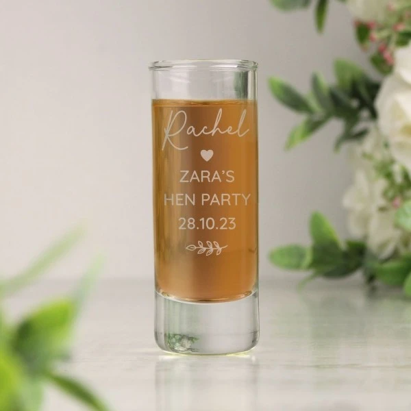 Personalised Free Text Botanical Shot Glass 5 Personalised Free Text Botanical Shot Glass - Image 3
