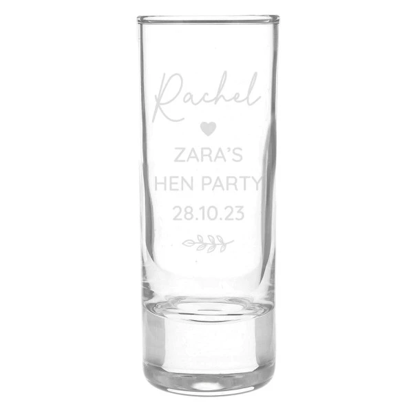Personalised Free Text Botanical Shot Glass 7 Personalised Free Text Botanical Shot Glass - Image 5