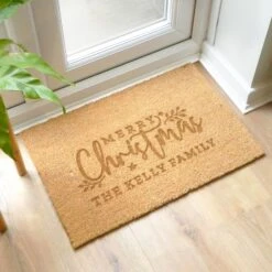 Personalise Store 20 Personalised Christmas Rectangle Indoor Doormat