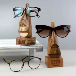 Personalised Wooden Nose-Shaped Glasses Holder 18 Personalised Wooden Nose-Shaped Glasses Holder -Personalise Store p0111c87 7