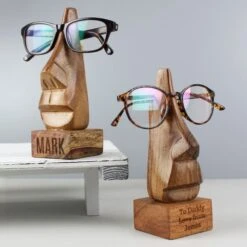 Personalised Wooden Nose-Shaped Glasses Holder 19 Personalised Wooden Nose-Shaped Glasses Holder -Personalise Store p0111c87 8