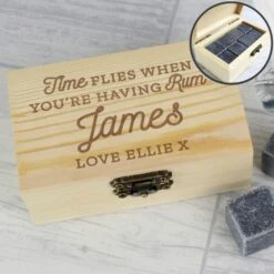 Personalised Time Flies When You're Having Rum Cooling Stones 7 Personalised Time Flies When You're Having Rum Cooling Stones -Personalise Store p0111d13 2