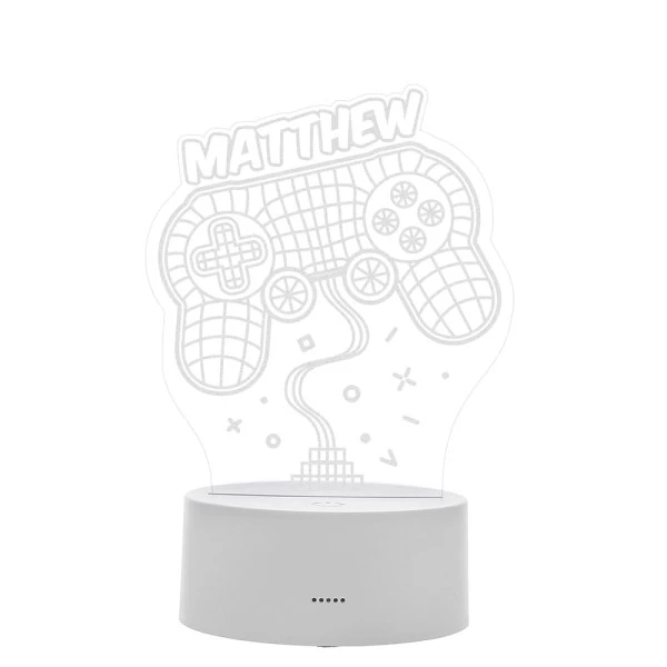 Personalised Name Gaming LED Colour Changing Night Light 7 Personalised Name Gaming LED Colour Changing Night Light - Image 5
