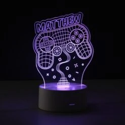 Personalised Name Gaming LED Colour Changing Night Light 15 Personalised Name Gaming LED Colour Changing Night Light -Personalise Store p0113165 5