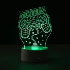 Personalised Name Gaming LED Colour Changing Night Light 16 Personalised Name Gaming LED Colour Changing Night Light -Personalise Store p0113165 6