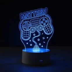 Personalised Name Gaming LED Colour Changing Night Light 17 Personalised Name Gaming LED Colour Changing Night Light -Personalise Store p0113165 7