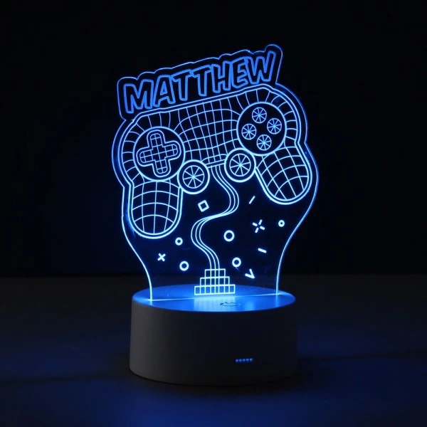 Personalised Name Gaming LED Colour Changing Night Light 10 Personalised Name Gaming LED Colour Changing Night Light - Image 8