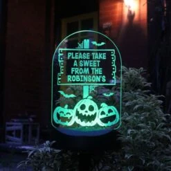Personalised Pumpkin Patch Halloween Solar Light -Personalise Store p0113a85 3