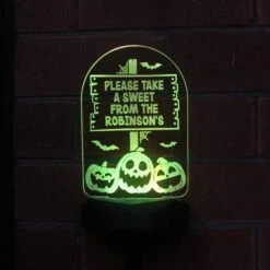 Personalised Pumpkin Patch Halloween Solar Light -Personalise Store p0113a85 4