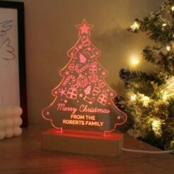 Personalised Christmas Tree Wooden Based LED Light 13 Personalised Christmas Tree Wooden Based LED Light -Personalise Store p0113a89 2
