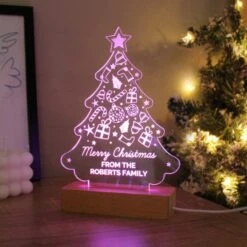 Personalised Christmas Tree Wooden Based LED Light 18 Personalised Christmas Tree Wooden Based LED Light -Personalise Store p0113a89 7