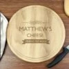 Personalised Perfectly Aged Round Chopping Board 2 Personalised Perfectly Aged Round Chopping Board -Personalise Store p011461