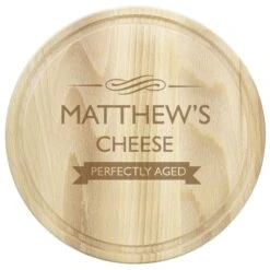 Personalised Perfectly Aged Round Chopping Board 6 Personalised Perfectly Aged Round Chopping Board -Personalise Store p011461 1