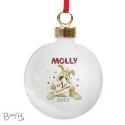 Personalised Boofle My 1st Christmas Bauble 11 Personalised Boofle My 1st Christmas Bauble -Personalise Store p0305g68 4