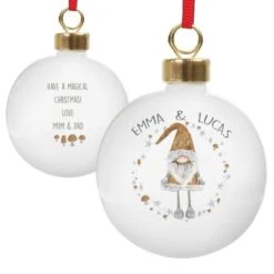 Personalised Christmas Gonk Bauble 8 Personalised Christmas Gonk Bauble -Personalise Store p0305h16 1