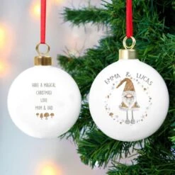 Personalised Christmas Gonk Bauble 9 Personalised Christmas Gonk Bauble -Personalise Store p0305h16 2