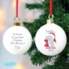 Personalised Tiny Tatty Teddy "My 1st Christmas" Bauble 1 Personalised Tiny Tatty Teddy "My 1st Christmas" Bauble -Personalise Store p0305h86