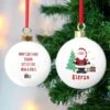 Personalised Santa Bauble 2 Personalised Santa Bauble -Personalise Store p0305i32