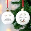 Personalised Robin Bauble 2 Personalised Robin Bauble -Personalise Store p0305i40