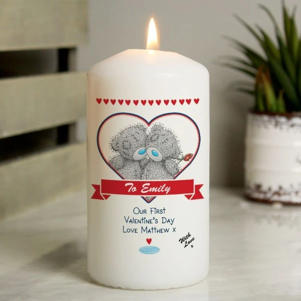 Personalised Me To You Couple Pillar Candle 5 Personalised Me To You Couple Pillar Candle - Image 3