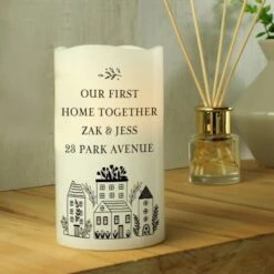 Personalised HOME LED Candle 9 Personalised HOME LED Candle -Personalise Store p0409e20 2