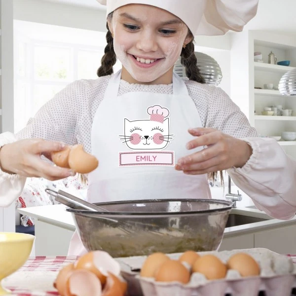 Personalised Cat Childrens Apron 5 Personalised Cat Childrens Apron - Image 3
