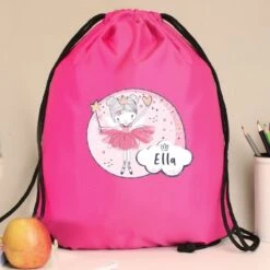 Personalised Fairy Pink Kit Bag 11 Personalised Fairy Pink Kit Bag -Personalise Store p0510j34 3