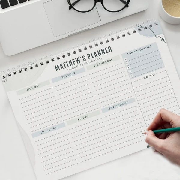 Personalised Abstract A4 Desk Planner 8 Personalised Abstract A4 Desk Planner - Image 6