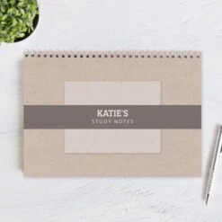 Personalised Study A4 Desk Planner -Personalise Store p0512ae02 6