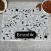 Personalised Dog Print Pet Bowl Mat -Personalise Store p0512ae06