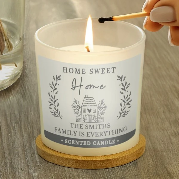 Personalised HOME Scented Jar Candle 5 Personalised HOME Scented Jar Candle - Image 3