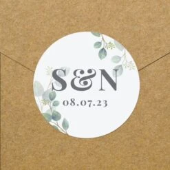 Personalised Botanical Initial Sticker Set 9 Personalised Botanical Initial Sticker Set -Personalise Store p0512ae53 2