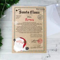 Personalised Santa Claus Letter -Personalise Store p0512z58 2