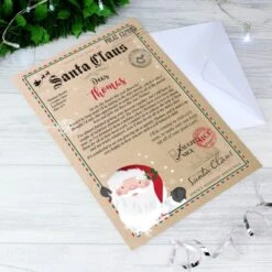 Personalised Santa Claus Letter -Personalise Store p0512z58 3