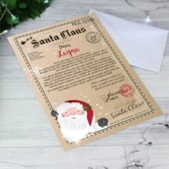 Personalised Santa Claus Letter -Personalise Store p0512z58 4
