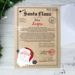 Personalised Santa Claus Letter -Personalise Store p0512z58 5