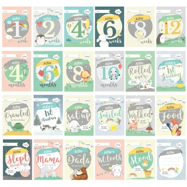 Personalised Baby Cards: For Milestone Moments 4 Personalised Baby Cards: For Milestone Moments - Image 2