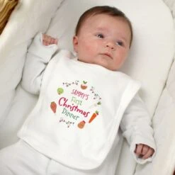 Personalised "First Christmas Dinner" Bib