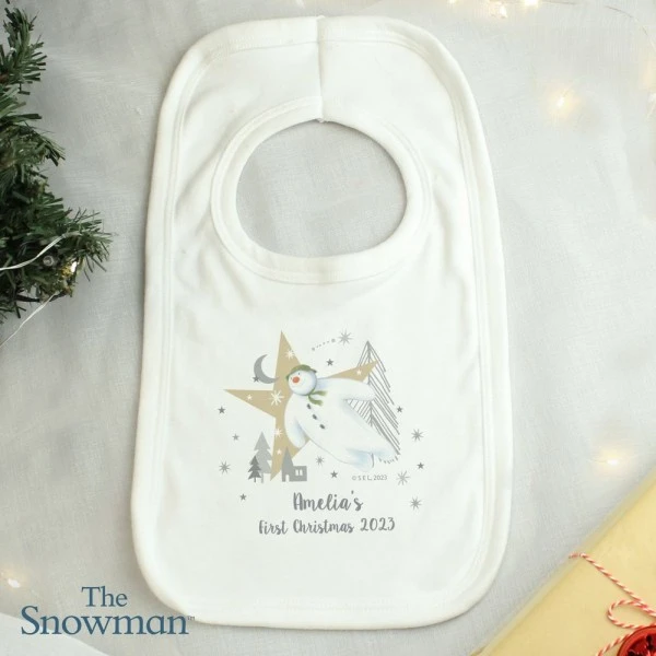 Personalised The Snowman Magical Adventure Bib 5 Personalised The Snowman Magical Adventure Bib - Image 3