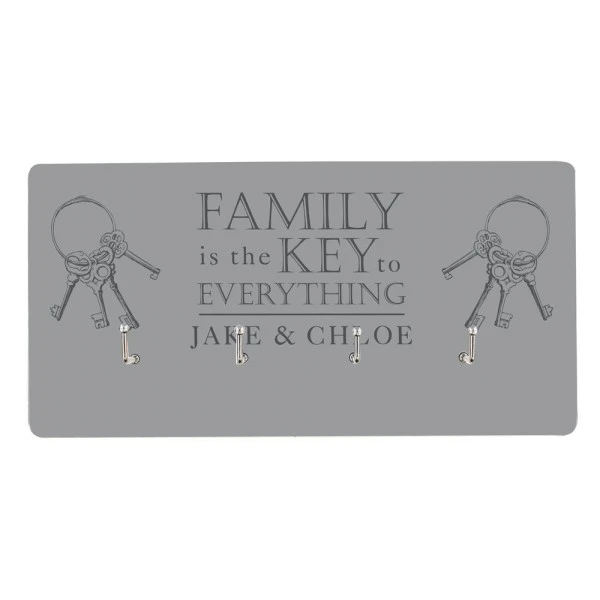 Personalised Family Key Hooks 6 Personalised Family Key Hooks - Image 4