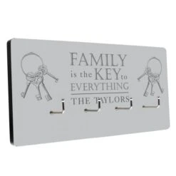 Personalised Family Key Hooks 12 Personalised Family Key Hooks -Personalise Store p071154 4