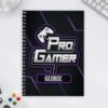 Personalised Pro Gamer A5 Notebook -Personalise Store p0712a66