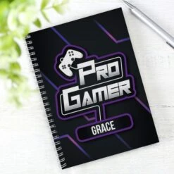 Personalised Pro Gamer A5 Notebook -Personalise Store p0712a66 2
